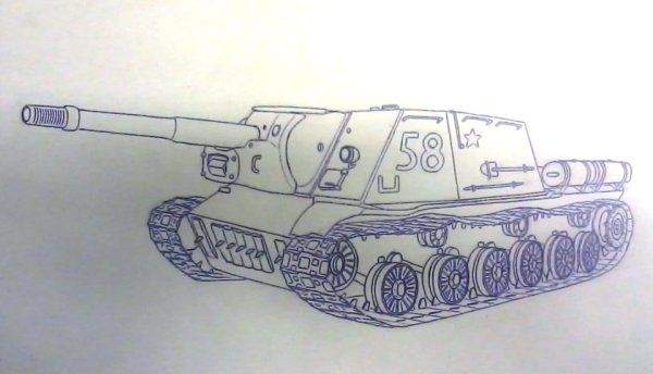 Су 152 рисунок сбоку