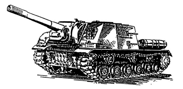 ИСУ 152 вид сбоку вектор