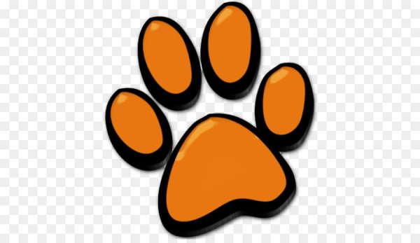 Отпечаток лапки мультяшный