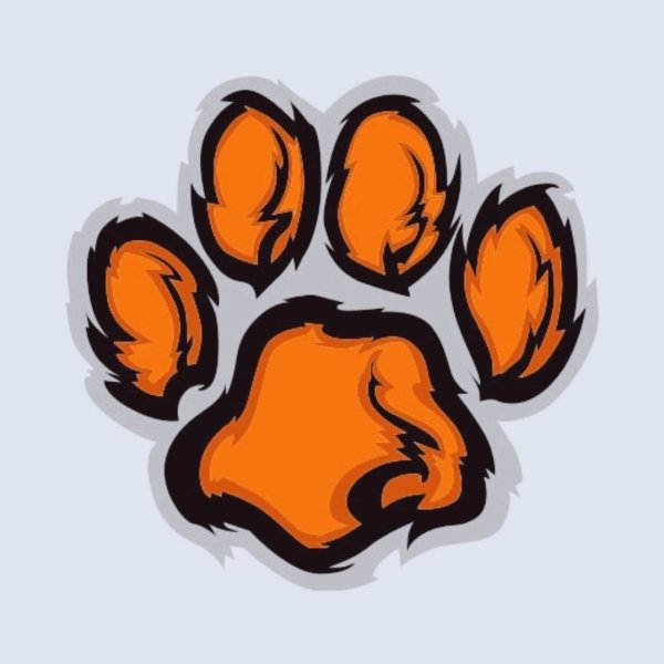 Лев отпечаток лапы Король лапы