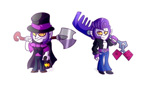 Ночная ведьма Мортис Brawl Stars