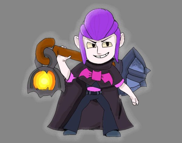 Мортис Brawl Stars нарисовать