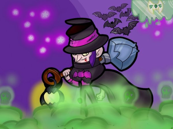 Brawl Stars нарисовать Эдгара