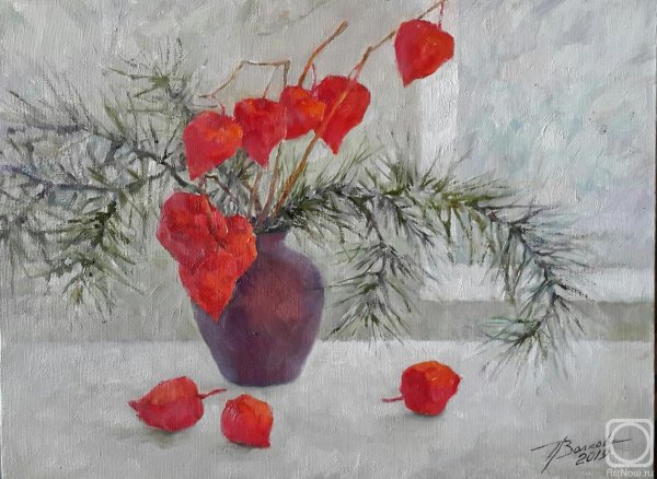Романова-Никитенко Елена. Новогодний натюрморт