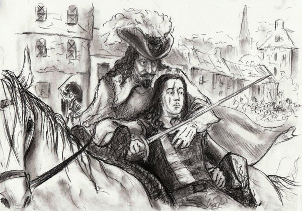 Три мушкетера Атос иллюстрации