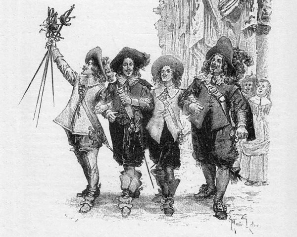 Дюма д'Артаньян и три мушкетера