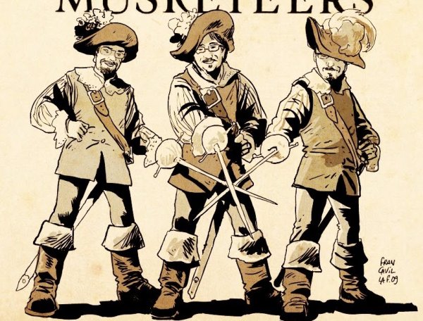 Мушкетер картинка юмор