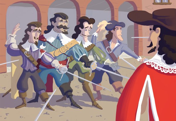 Д'Артаньян и три мушкетера арт