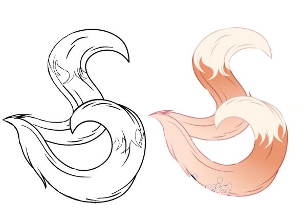 Хвост для пони обработки