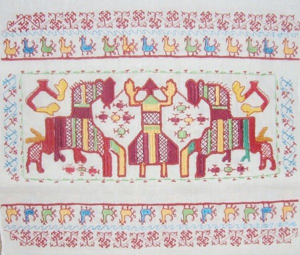 Расписное полотенце