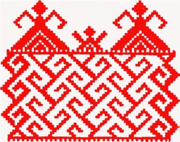 Славянский антропоморфный орнамент