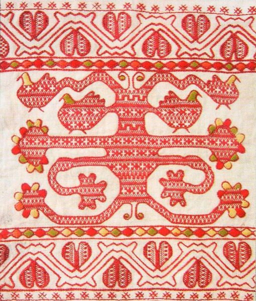 Каргопольские народные вышивки-месяцесловы