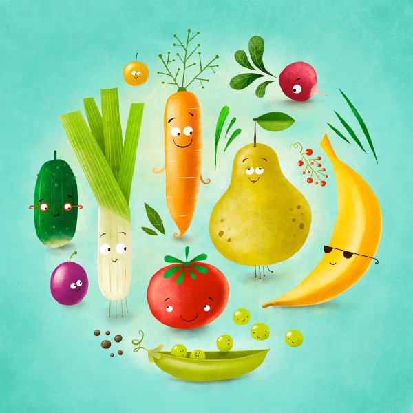 Витаминная тарелка