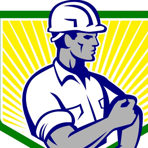 Строитель логотип