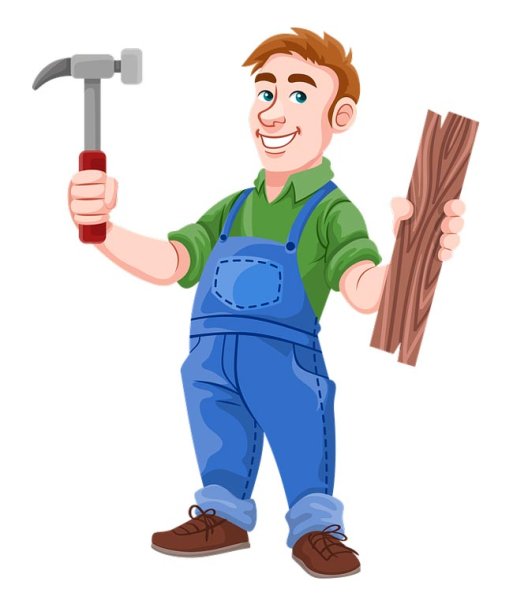 Маляр раскраска для детей