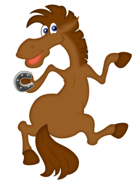 Конь мультяшный