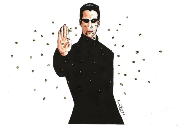 Нео матрица арт