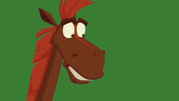 Конь Юлий хромакей