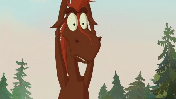 Конь Юлий из мультфильма Алеша Попович