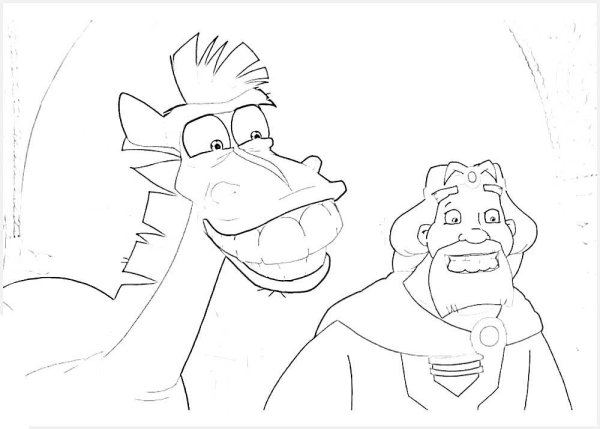 Раскраска три богатыря князь