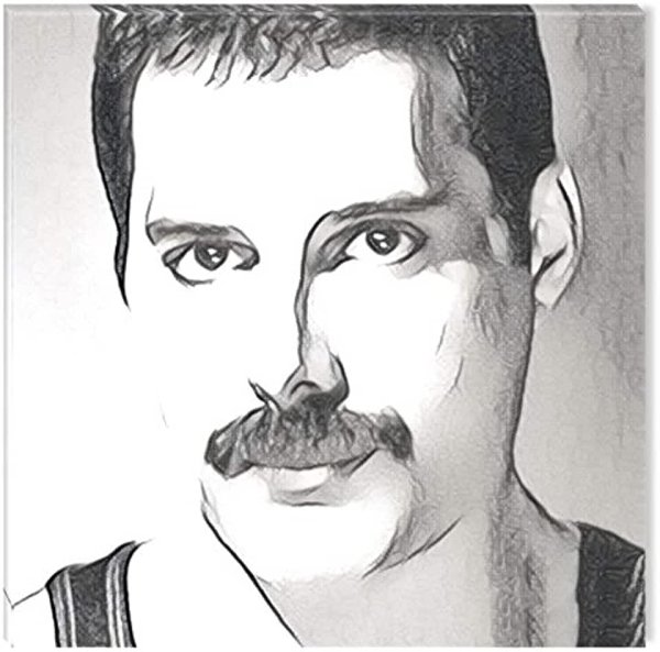 Фредди Меркьюри рисунок