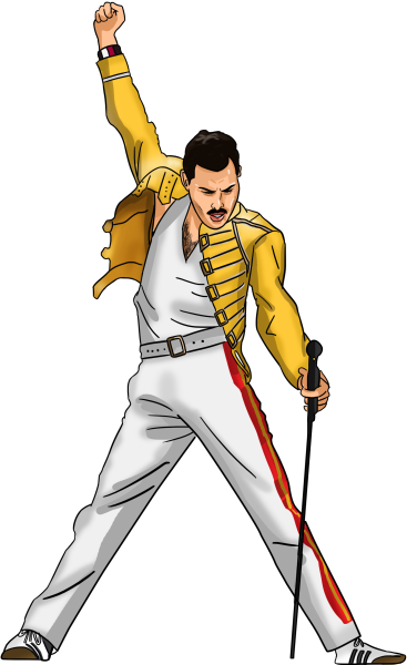 Фредди Меркьюри рисунок