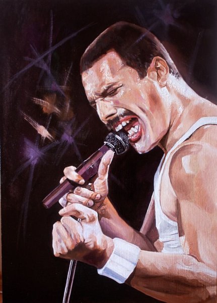 Фредди Меркьюри набросок