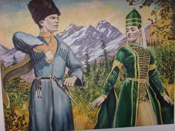 Национальный костюм кабардинцев Черкесов
