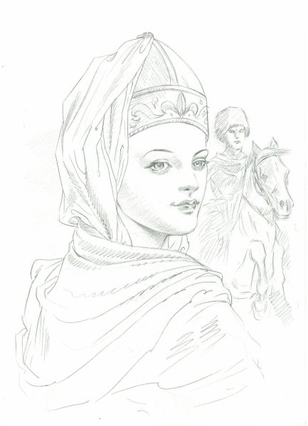 Горянка раскраска