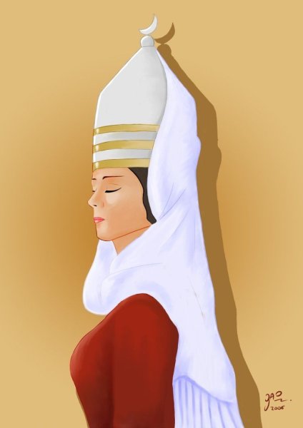 Нарисованная черкешенка