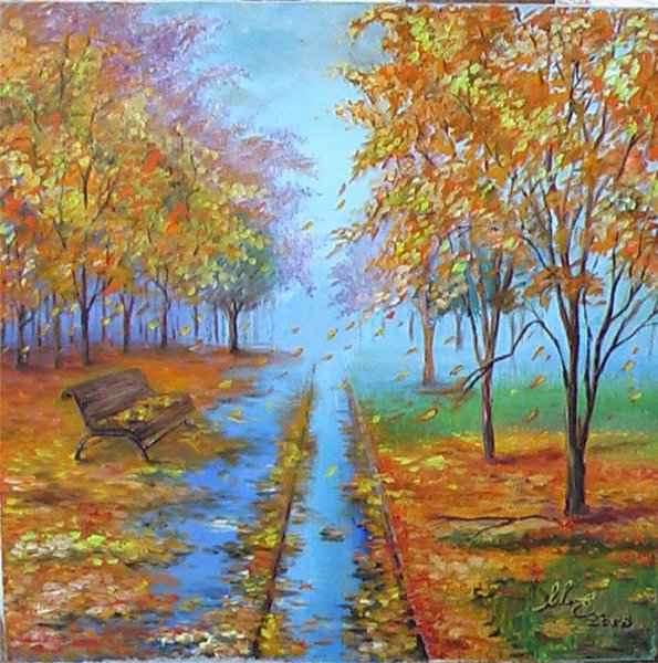 Осенний листопад рисунок