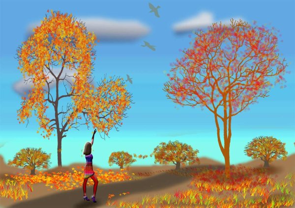 Рисунок осень