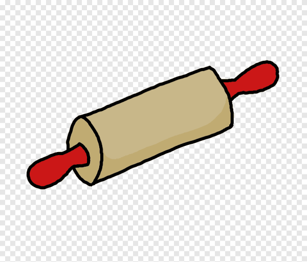 Скалка нарисованная