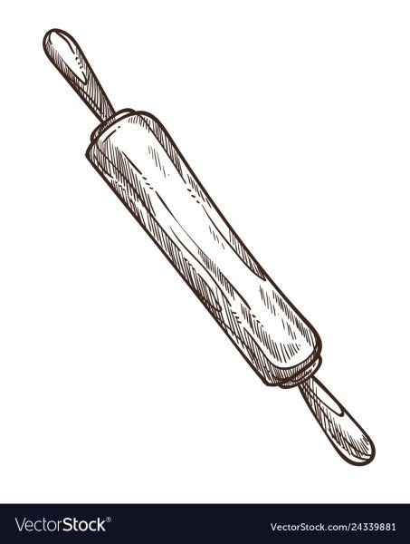 Скалка для теста вектор