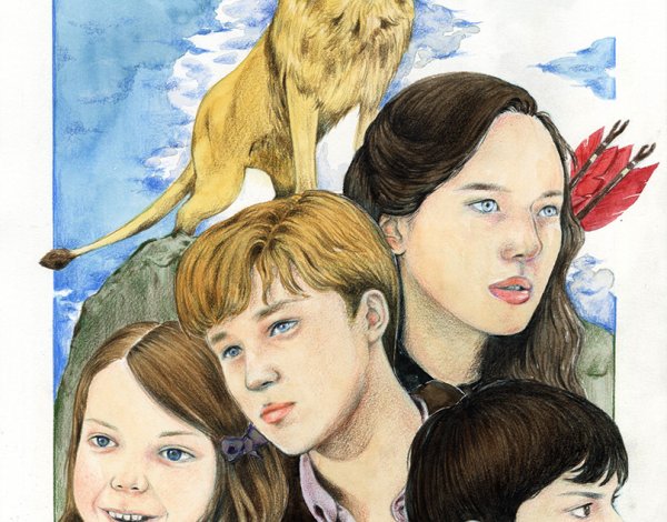 Люси хроники Нарнии рисунок