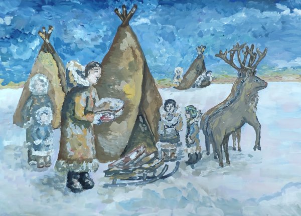 Ненцы Ханты живопись