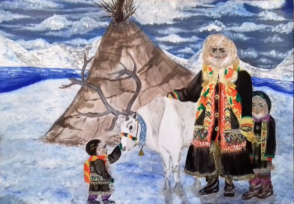 Ненцы Ханты живопись