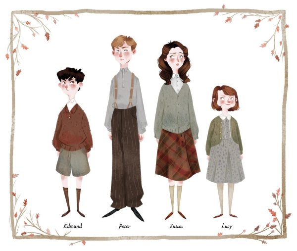 Эдмунд Питер Люси Сьюзен хроники Нарнии