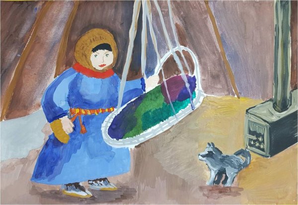 Ненцы рисунок детский