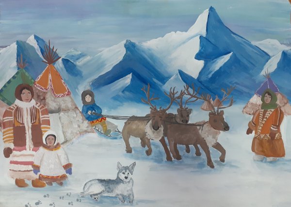 Народный костюм Ханты и манси