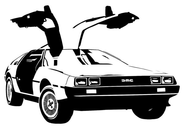 DELOREAN DMC-12 тату