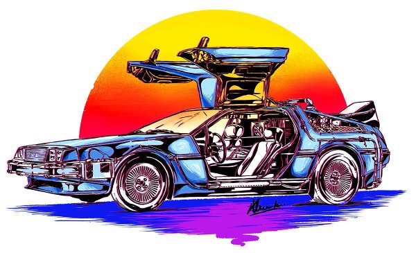 Делориан мультяшный