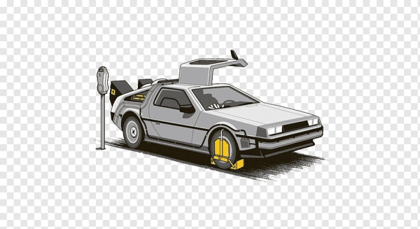 Машина назад в будущее эскизы