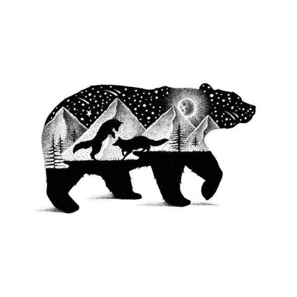 Медведь Графика