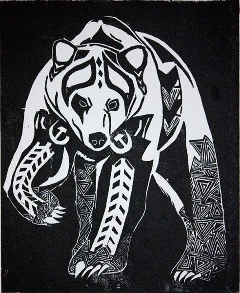 Медведь для выжигания