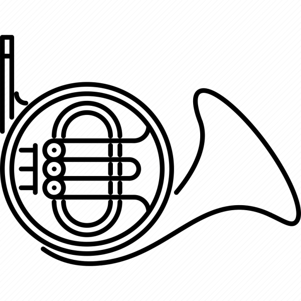 Валторна раскраска