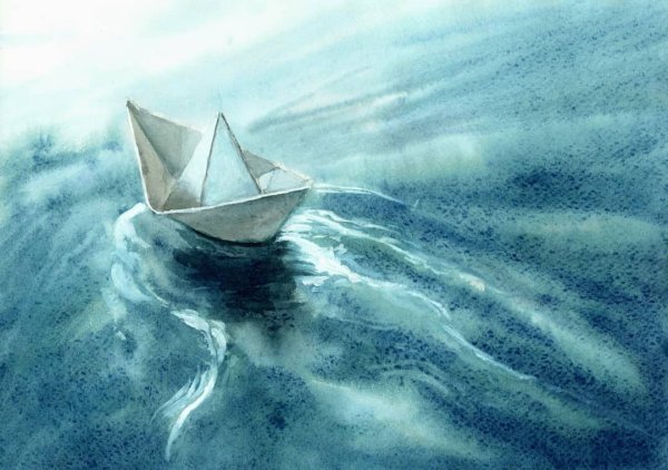 Бумажный кораблик