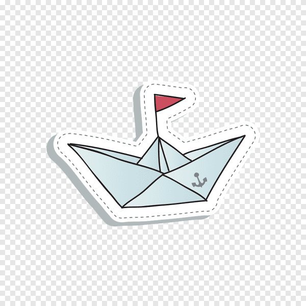 Кораблик стикер