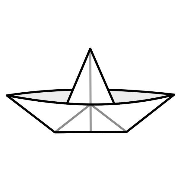 Бумажный кораблик