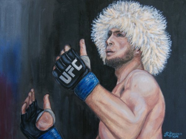 Рисунок Хабиба Нурмагомедова